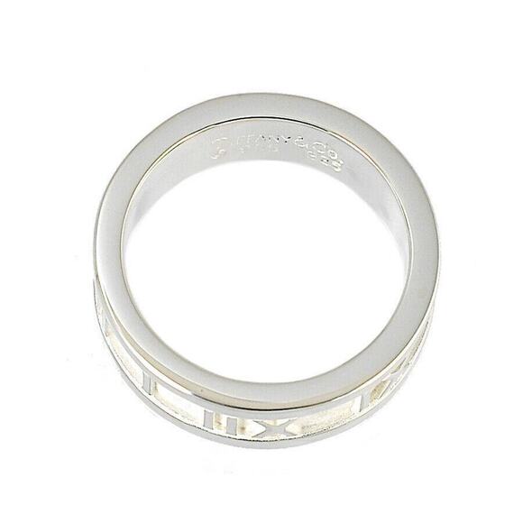 Tiffany & Co. Atlas ring 1995 sterling silver Size 5 - Picture 5 of 6